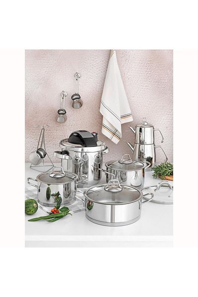 Pierre Cardin Pierrecardin 17 Piece Jupiter Cookware Set