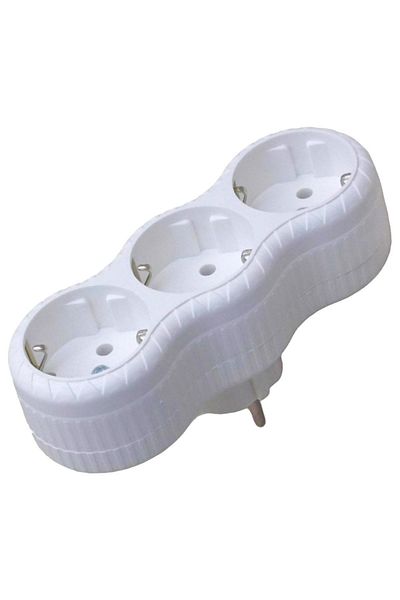 Badem10 3 Pieces Grounded Plug Socket - Multi Group Socket, Golyat Replica