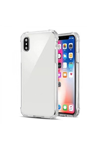 Nettech Apple iPhone XS Max Compatible Rarroz Series Back Protection Case - Transparent