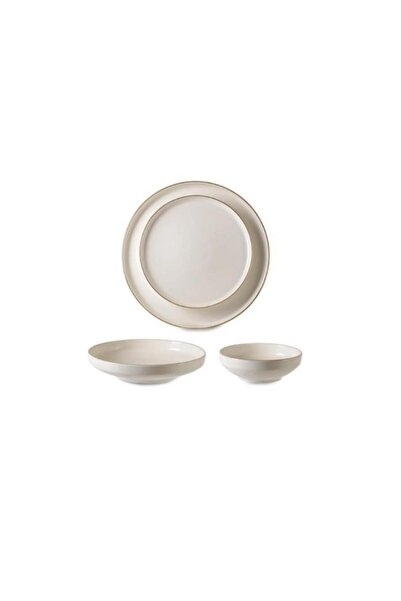 İpek İpek Toledo Altın Yaldızlı 24 Parça Yemek Takımı