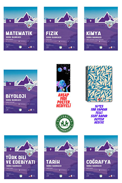 Okyanus Yayınları Okyanus 9. Sınıf Iceberg Soru Bankası Seti 7 Kitap
