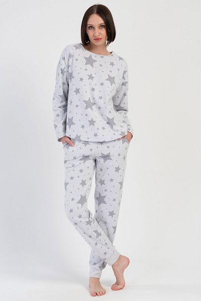 shefox Set de pijamale cu mânecă lungă cu imprimeu de iarnă - Vieneta