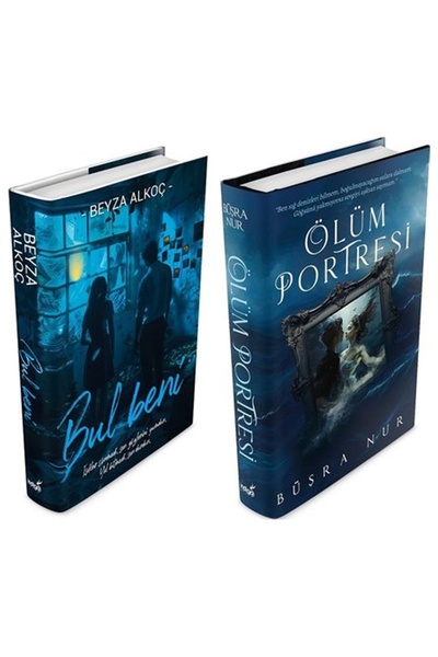 İndigo Kitap Bul Beni + Ölüm Portresi Ciltli 2 !li Set Beyza Alkoç - Büşra Nur