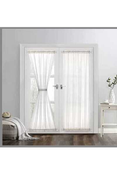 TULUM'S Briz Çubuklu Ultra Büzgülü Bambu tül Perde Kapı&Pencerelere Uygun ÇUB...