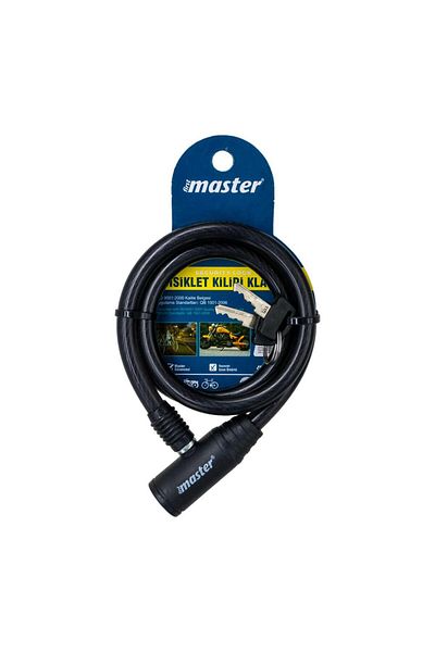 Master 500941   Bicycle Lock with Key 10mm X 80cm
