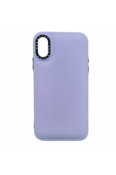 Nettech Apple Iphone Xr Uyumlu Casetify Buff Seri Arka Koruma Kılıf - Lila