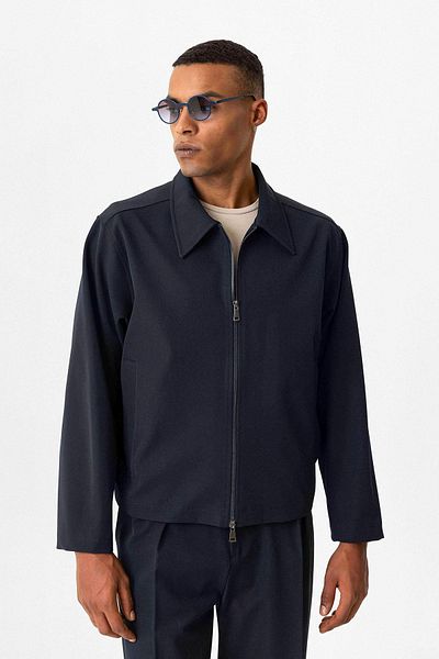 Antioch Navy Blue Spring Men's Coat