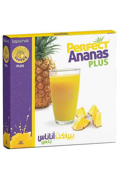Laperva بيرفكت أناناس بلس، 60 كيسًا، لتعزيز وظائف الجهاز الهضمي