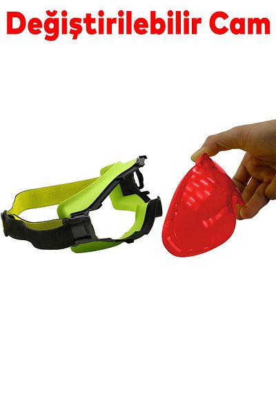 Badem10 Bellasimo Ski Snow Goggles Can Change Glassed Antifog Goggles Red Snowboard Glasses Sport