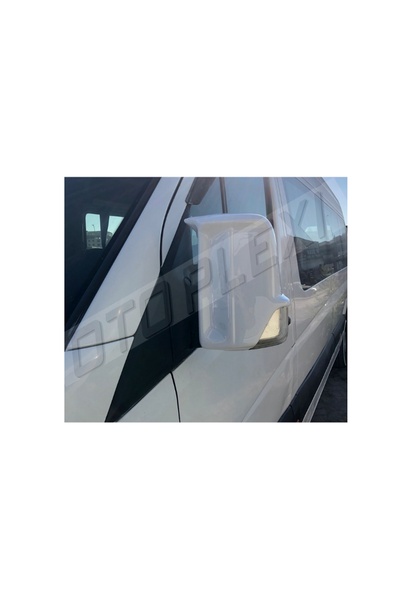 OTOPLEXİ Volkswagen Crafter 2012-2018 Ayna Kapağı Abs Plastik Şeker Beyaz