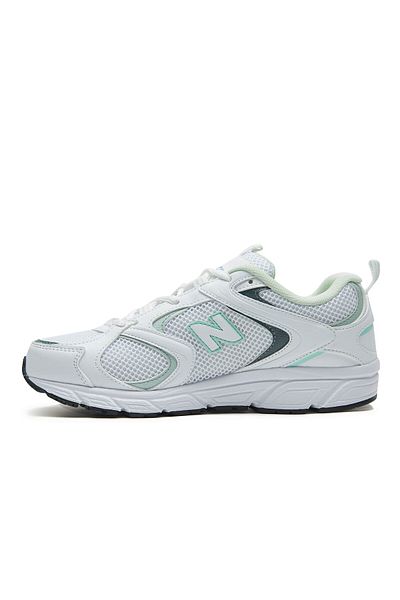 New Balance Unisex White Multi Green Sneaker Casual Sports Shoes