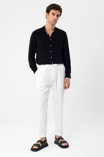 Antioch Black Judge Collar Men's Shirt