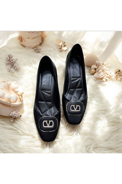 Lion Orthopedi Square Toe Square Heel Stone Shoes