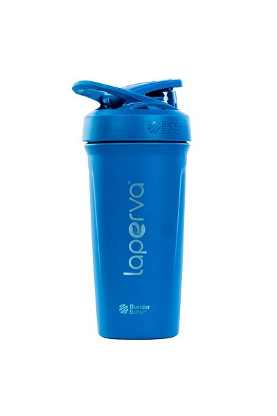 Laperva Blender Bottle Stainless Steel Shaker, Blue