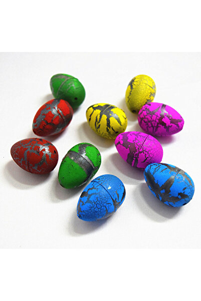 CT-TOYS 10 Tane Islanınca Çatlayıp Büyüyen Dinazor Yumurtası Oyuncak Dinozor ...