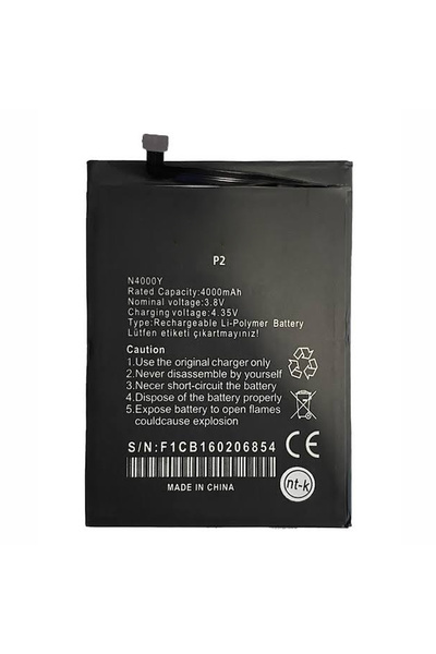 CASPER Teknonet Casper Via S38 Uyumlu Casper 4850 MAh Batarya