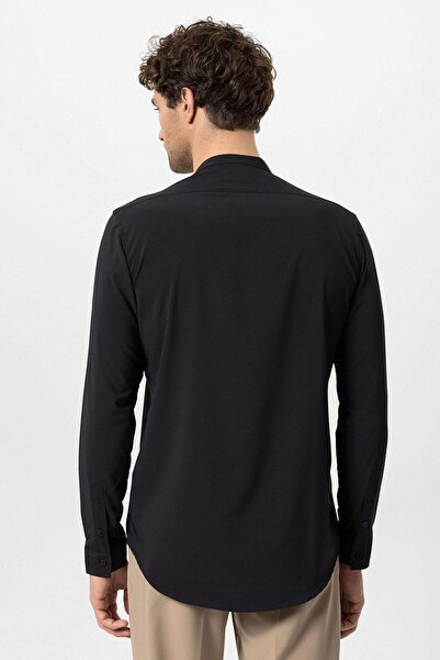 Antioch Black Men's Long Sleeve Shirt