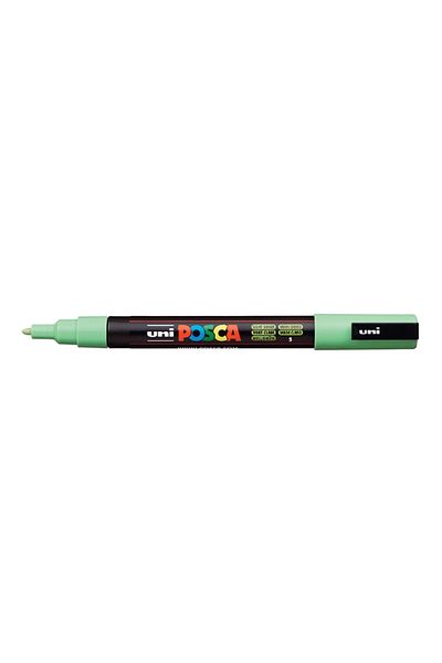 UNİ-BALL Uni Posca Water Based Poster Marker 0.9-1.3 Pc-3M Light Green Pc-3M
