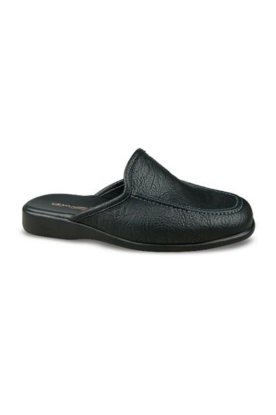 Ceyo Μαύρες ορθοπεδικές παντόφλες γαμπρού ceyiz boot house renon
