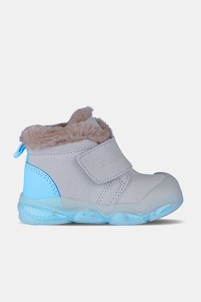 Vicco Size 19-25 Lighted Furry Inside Winter Anatomical Unisex Children's Boots