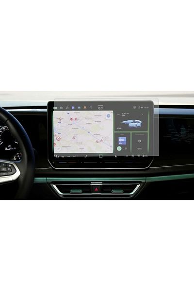 corcishop Volkswagen New Tiguan E-Tsi 12.9 Inch Multimedia Compatible 9H Nano Screen Protector 2024