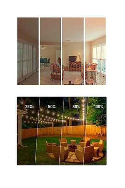 Osram Ledvance 4,8W (40W) Dim Rustik Led Mum Ampul - Sarı Işık Işığı Ayarlanabilir