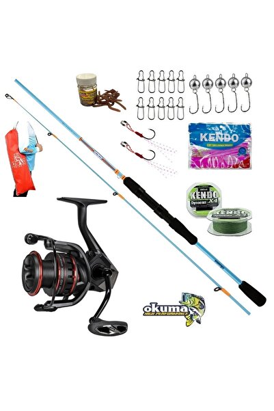 Okuma Fuel Spin 228cm 2-12gr Okuma Ceymar HD 2500A Lrf Olta Takımı Seti