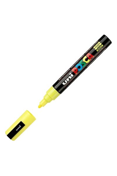 UNİ-BALL Uni Posca Yellow Water Based Poster Marker - 1.8-2.5