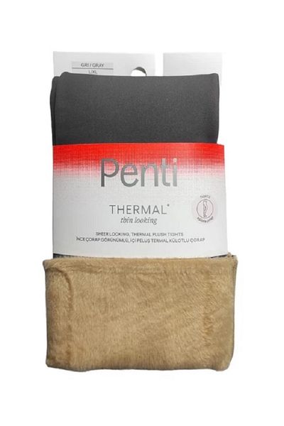 Penti Thın Lookingıng Thermal Fleece Pantyhose Mrtpentthın