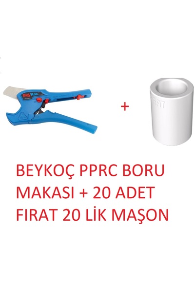 Beykoç BEYKOÇ PPRC BORU MAKASI + 20 ADET FIRAT 20 LİK MAŞON