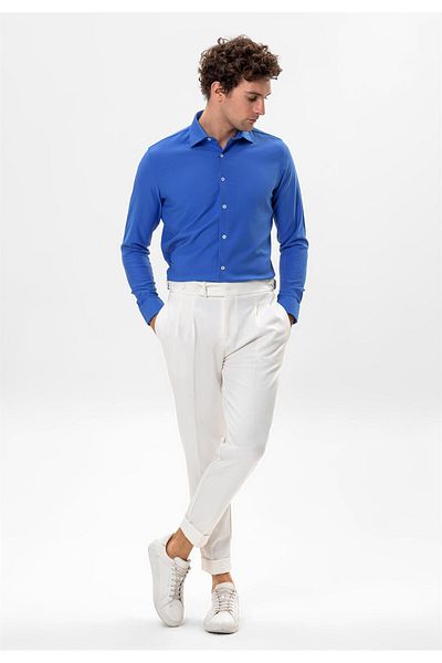 Antioch Indigo Slim Fit Men's Shirt