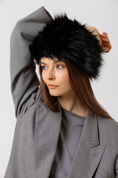 REMSA Black Women's Heart Hat - Rkş-13 Furry