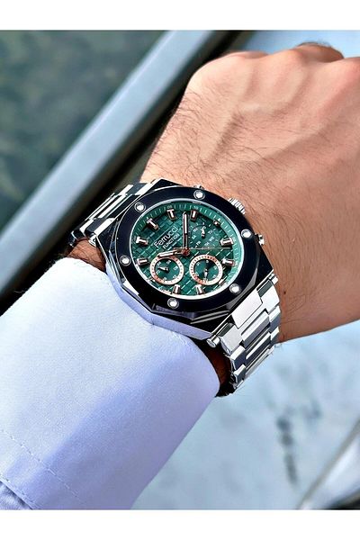 Ferrucci Silver Color Steel Cord Men's Wrist Watch 03366.03