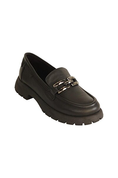 Mammamia Pantofi de damă Faber din piele neagră - 24K-3235