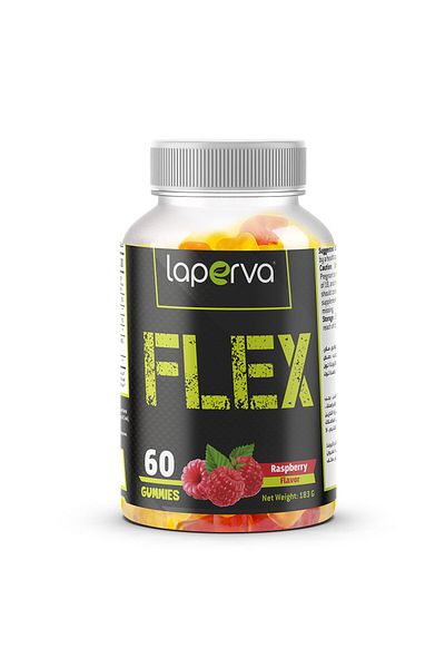 Laperva Flex Joit Health Gummies, Raspberry, 60 Gummies, Joint Protection, Properties
