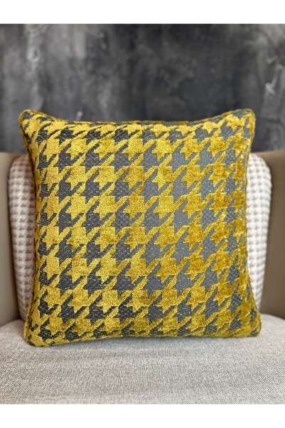 Fabricland Linen Woven Transitional Exclusive Square KIRLENT CASE (Double Sided Pattern)