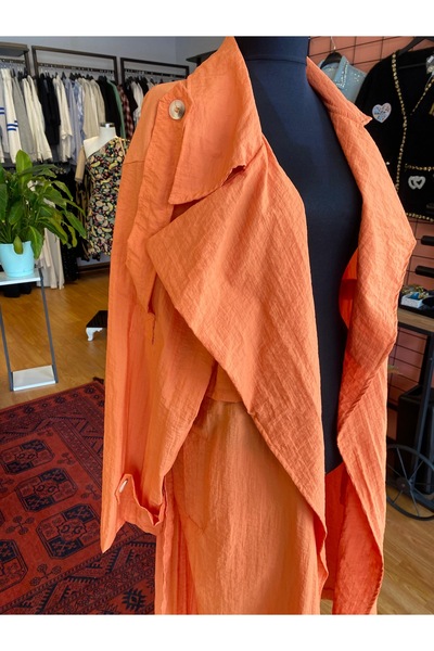 Mandalin Turuncu kadın Trenckot