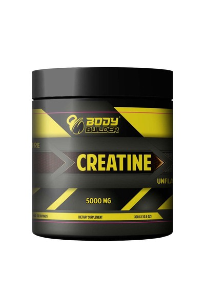 Body Builder Creatine Monohydrate, 60 servings, Unflavored, Vegan-Friendly, Energy Support