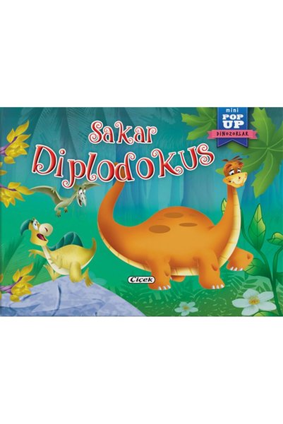 Destek Yayınları Pop-Up Mini Dinosaurs - Sakar Diplodokus