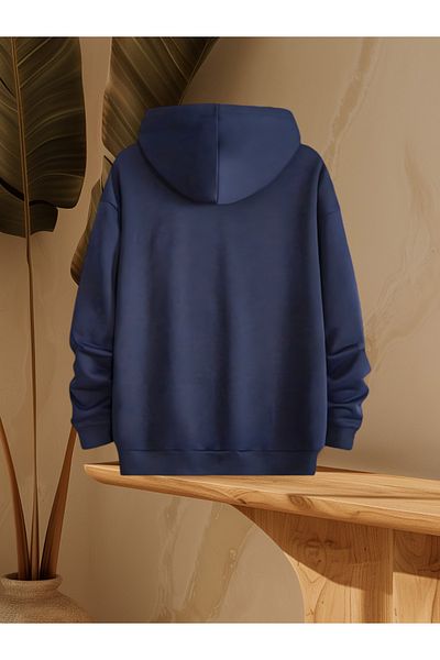 Mikro Hanorac cu glugă cu imprimeu unisex