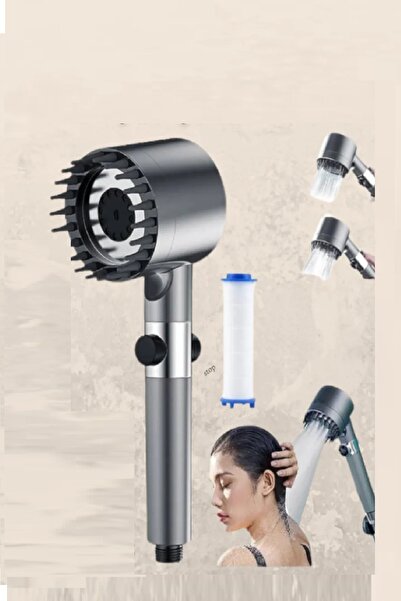 PERİBOİA Periboia 3 Fonksiyonlu Masajlı Duş Başlığı – Kireç Filtreli Start- S...