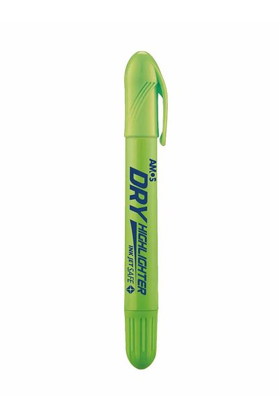 Amos Dry Highlighter - Highlighter Gel Pen - Green