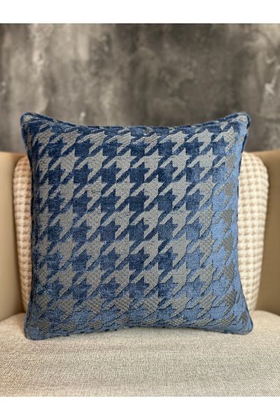 Fabricland Husă pătrată exclusivă KIRLENT cu țesătură de in moale (model cu două fețe)