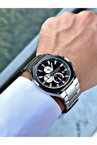 Ferrucci Silver Color Steel Band Men's Wrist Watch 13906.01