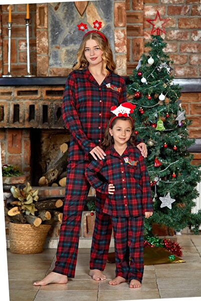 Cossy By Aqua Aqua 23060 - Жіночий піжамний комплект з ґудзиками та картатим ...