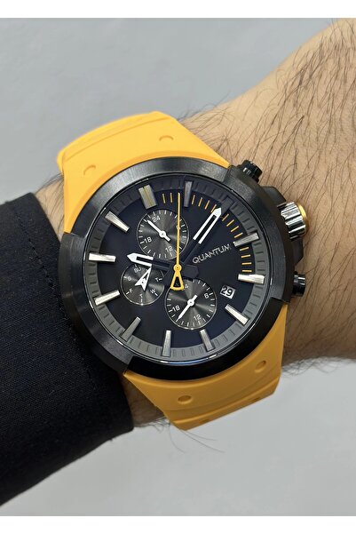 Quantum Men's Wristwatch - Silicone Cord