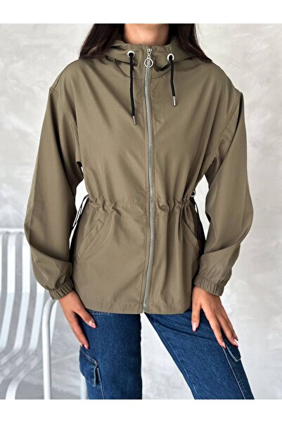 Noa Noa Бондит дощовик з капюшоном на блискавці