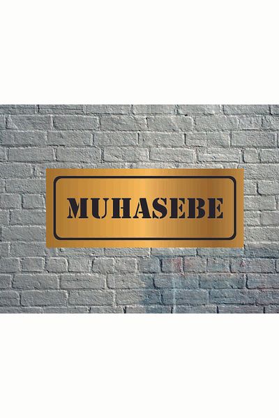 GÜNEŞ LAZER علامة توجيه مكتوبة للمحاسبة المزخرفة، زجاج شبكي ذهبي عاكس