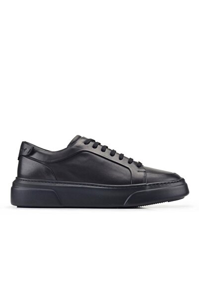 Nevzat Onay Siyah Bağcıklı Erkek Sneaker Ayakkabı