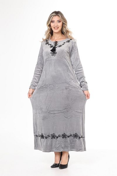 mervemoda ΓΥΝΑΙΚΕΙΑ ΜΑΚΡΥΜΑΝΙΚΗ ΒΕΛΟΥΔΑ ELISSE